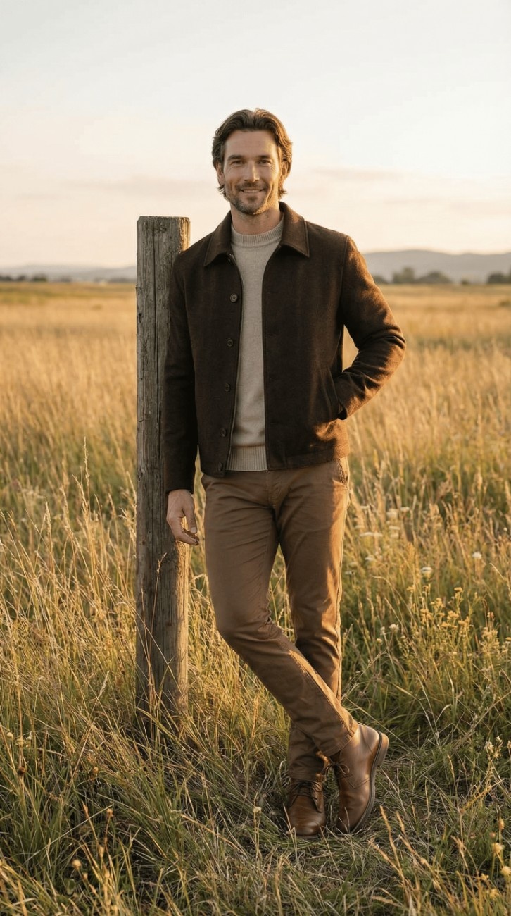 Model with natural aesthetic background 3